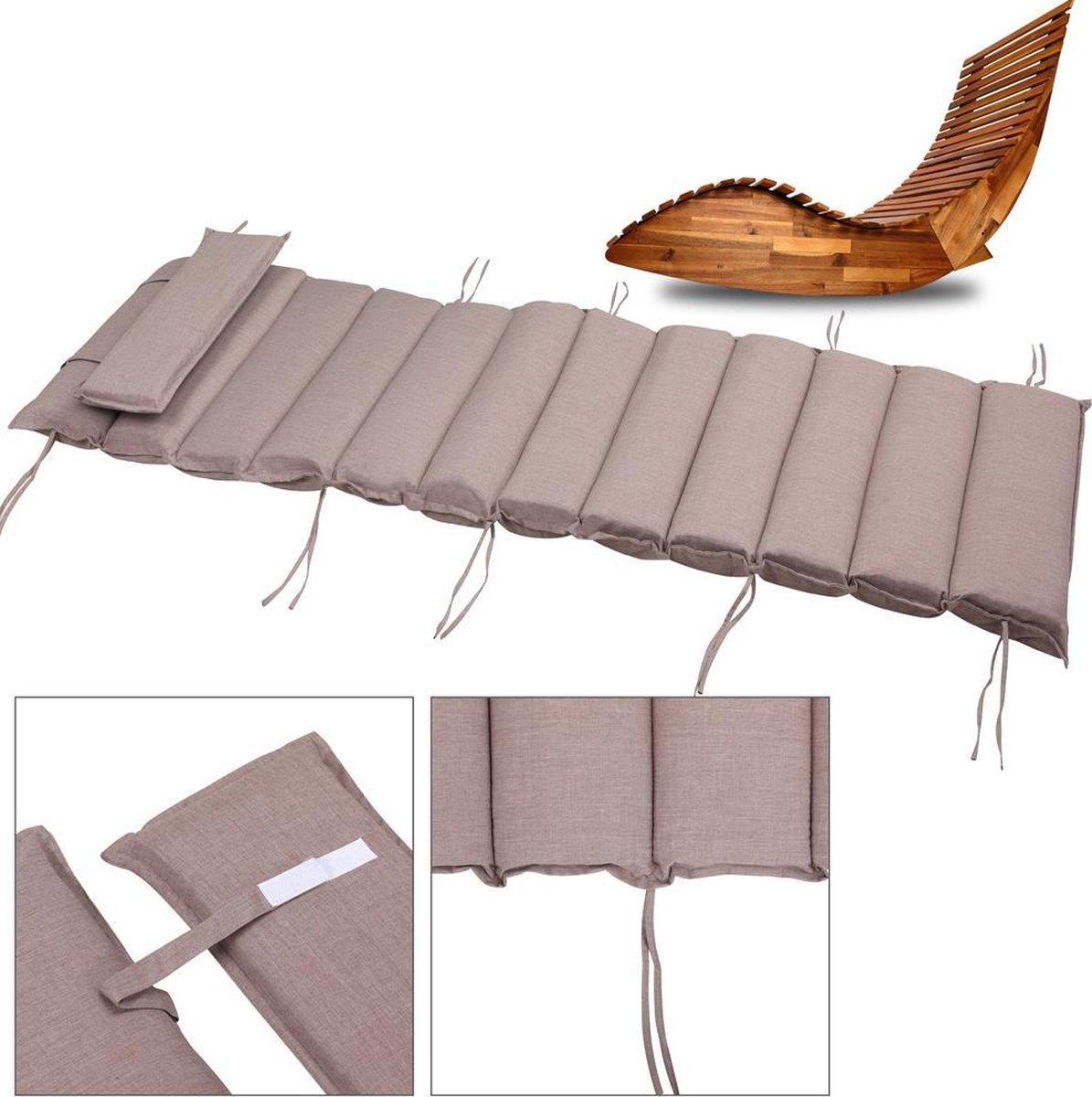 Madison - Ligbedkussen Sadie - Ca. 200x65 cm - Madison
