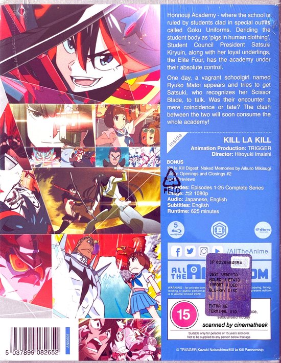 Kill la Kill (Complete Series) [Blu-ray] (Blu-ray) | Dvd's | bol.com