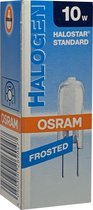 Osram Halostar Standard 10W frosted mat G4 12V 64415F halogeen staaflamp