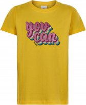The New t-shirt meisjes - geel - Usiana TN3576 - maat 122/128