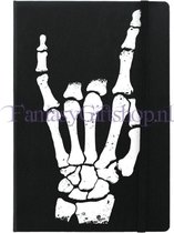 Fantasy Giftshop Notitieboek - Skeleton Rock Hand - A5