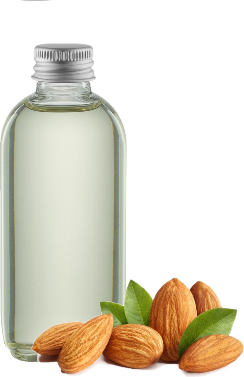 Goedkoopste Massageolie Amandelolie 75 ml met aluminium dop -100 natuurlijk - biologisch en koud geperst