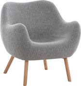 Fauteuil - Ligstoel - Stof - Taupe