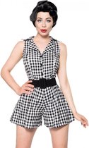 Belsira Playsuit -M- Retro Zwart/Wit