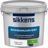 Sikkens - Binnenmuurverf - Muurverf - Mengkleur - Fresh Linen - 5 Liter