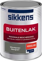 Sikkens Buitenlak - Verf - Hoogglans - Mengkleur - Woudgroen - 1 liter