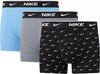Nike Nike Trunk Boxershorts Onderbroek - Mannen - zwart - blauw  - grijs