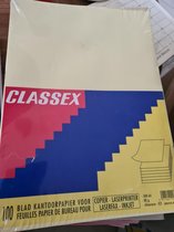 Classex 100 kantoorpapier geel A4 80gr