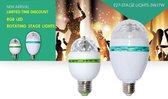 Set Van 2 - 3W RGB LED Light E27 - Party Lamp - Auto Rotating