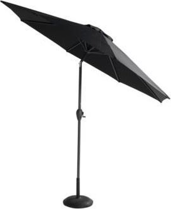 Van toepassing zijn kruipen Mail Hartman Sunline Parasol - ⌀ 270 cm - Zwart | bol.com