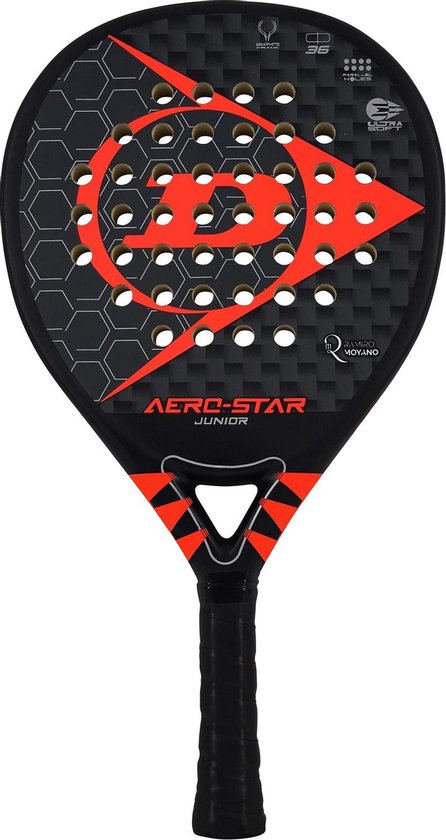 Dunlop AERO-STAR JUNIOR - Padelracket - rood