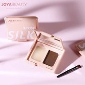 Joya Beauty® Wenkbrauwgel transparant en met kleur | Wenkbrauwsoap | Wenkbrauwzeep | Brow gel | Brow soap | Wenkbrauw shape | Brow shape | Brow styler | Kleur 2: Donker Bruin