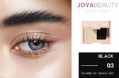 Joya Beauty® Wenkbrauwgel transparant en met kleur | Wenkbrauwsoap | Wenkbrauwzeep | Brow gel | Brow soap | Wenkbrauw shape | Brow shape | Brow styler | Kleur 3: Zwart