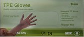 Wegwerp Handschoenen - 100 stuks - Maat M - TPE  Handschoenen - Latex & Poeder vrij