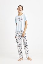 Nautica - Dames Pyjama Set, Korte Mouwen - XXL