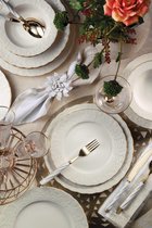 Kutahya porselein BASAK GOLD serviesset (24 delig) 6 personen - BNBSK24Y2520