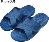 Antistatische antislip X-vormige pantoffels, maat: 36 (blauw)