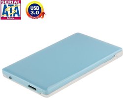 Let op type!! Externe USB 3.0 behuizing voor 2.5 inch IDE & SATA HDD harde schijf (blauw)