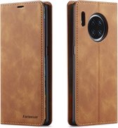 Voor Huawei Mate 30 Forwenw Dream Series Oil Edge Strong Magnetism Horizontal Flip Leather Case met houder & kaartsleuven & Wallet & Photo Frame (bruin)
