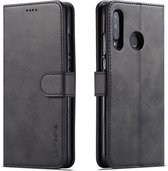 Voor Huawei P30 Lite / Nova 4e LC.IMEEKE kalfsleer Horizontale flip lederen tas, met houder & kaartsleuven & portemonnee (zwart)