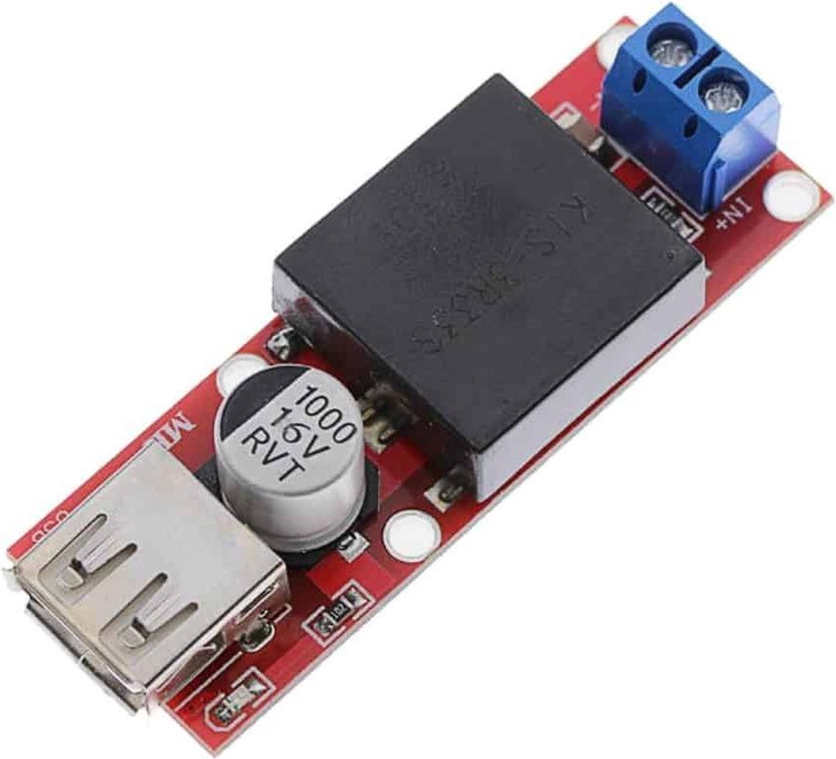 LDTR-WG0256 DC 7V-24V naar DC 5V 3A USB-uitgangsconverter Step Down-module