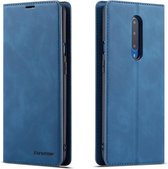 Voor OnePlus 7 Pro Forwenw Dream Series Oil Edge Strong Magnetism Horizontal Flip Leather Case with Holder & Card Slots & Wallet & Photo Frame (Blue)