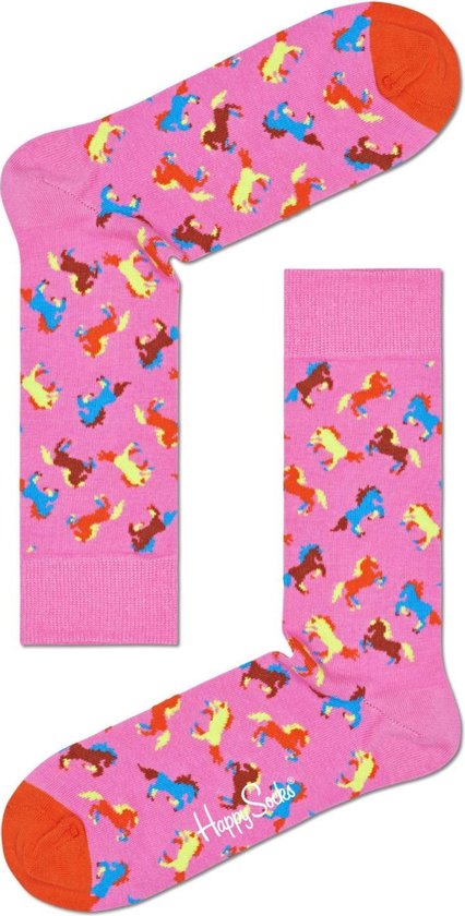 Happy Socks Horse Sokken HOS01-3300 - Meerkleurig  Unisex - 36-40