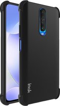 Voor Xiaomi Redmi K30 5G IMAK All Coverage Shockproof Airbag TPU Case (Metallic Black)