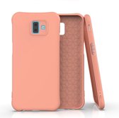 Voor Galaxy J6 Prime / J6 Plus effen kleur TPU Slim schokbestendige beschermhoes (oranje)