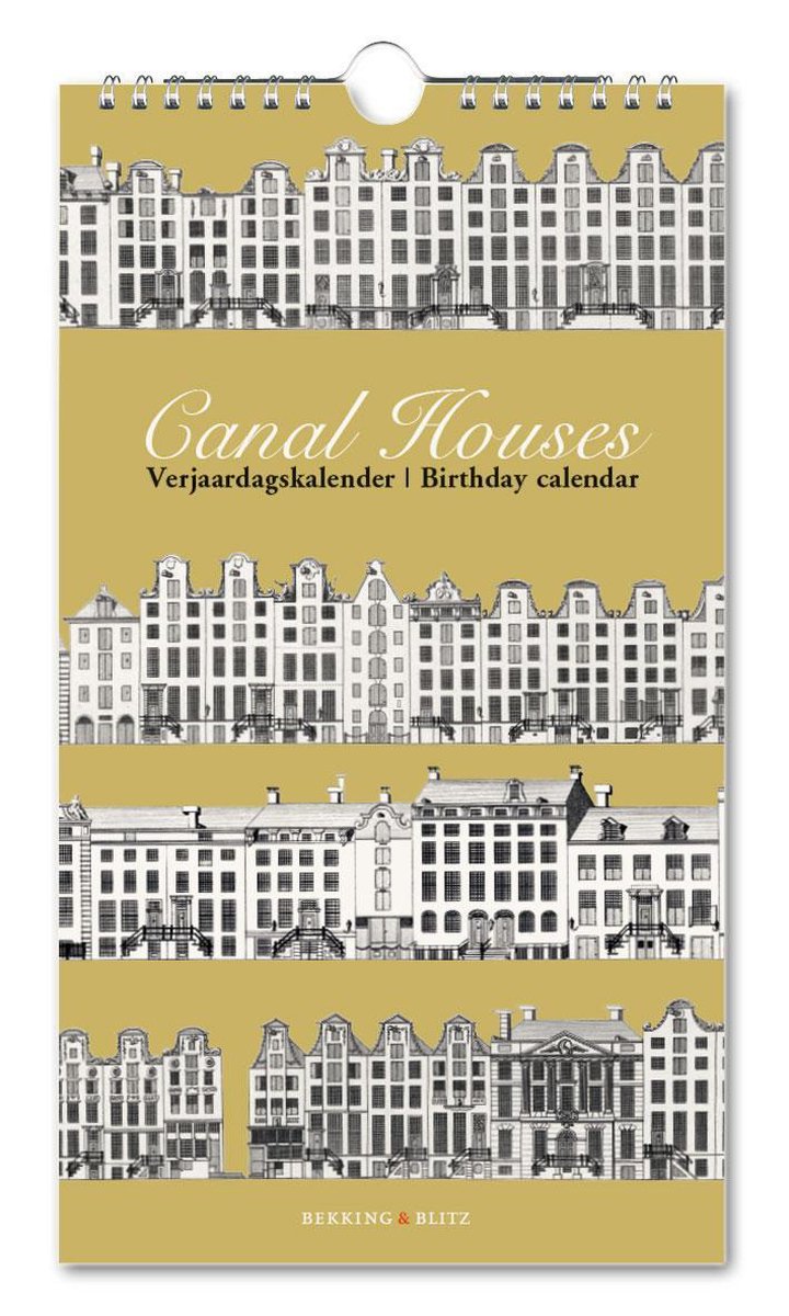 Verjaardagskalender Grachtenpandjes Amsterdam / Canal Houses