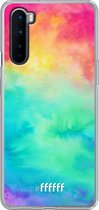 OnePlus Nord Hoesje Transparant TPU Case - Rainbow Tie Dye #ffffff