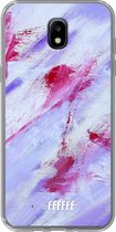 Samsung Galaxy J5 (2017) Hoesje Transparant TPU Case - Abstract Pinks #ffffff
