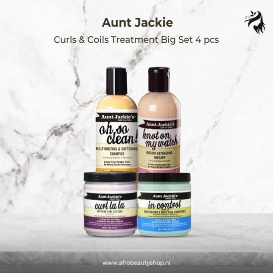 Aunt Jackies Curls&Coils BIG Treatment Set Limited Edition - Aunt Jackies