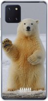 Samsung Galaxy Note 10 Lite Hoesje Transparant TPU Case - Polar Bear #ffffff