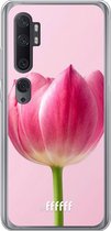 Xiaomi Mi Note 10 Hoesje Transparant TPU Case - Pink Tulip #ffffff