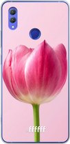 Honor Note 10 Hoesje Transparant TPU Case - Pink Tulip #ffffff