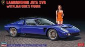 1:24 Hasegawa 20472 Lamborghini Jota SVR with Lady Figure Plastic kit