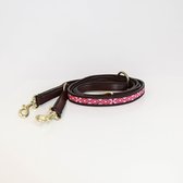Kentucky Dogwear Hondenriem Handgeknoopt Parels - Roze - 250cm