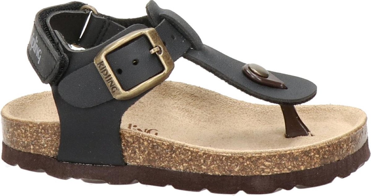 Kipling Juan 3 jongens sandaal - Zwart - Maat 24