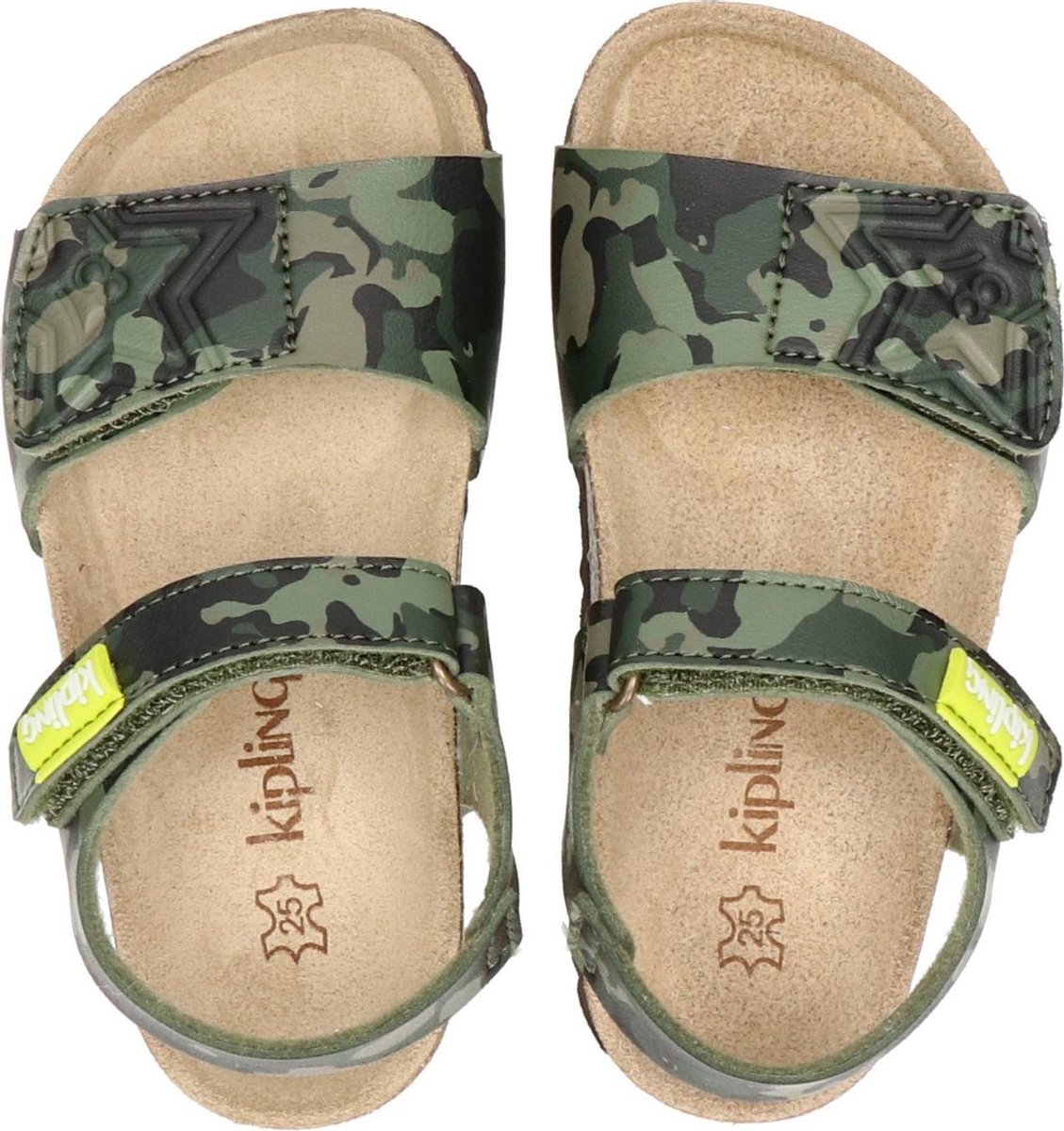Kipling Nubbi 3 jongens sandaal - Kaki - Maat 30 | bol.com