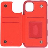 G-SP PU Leather Back Flip Kickstand Card Case Red For 11 Pro