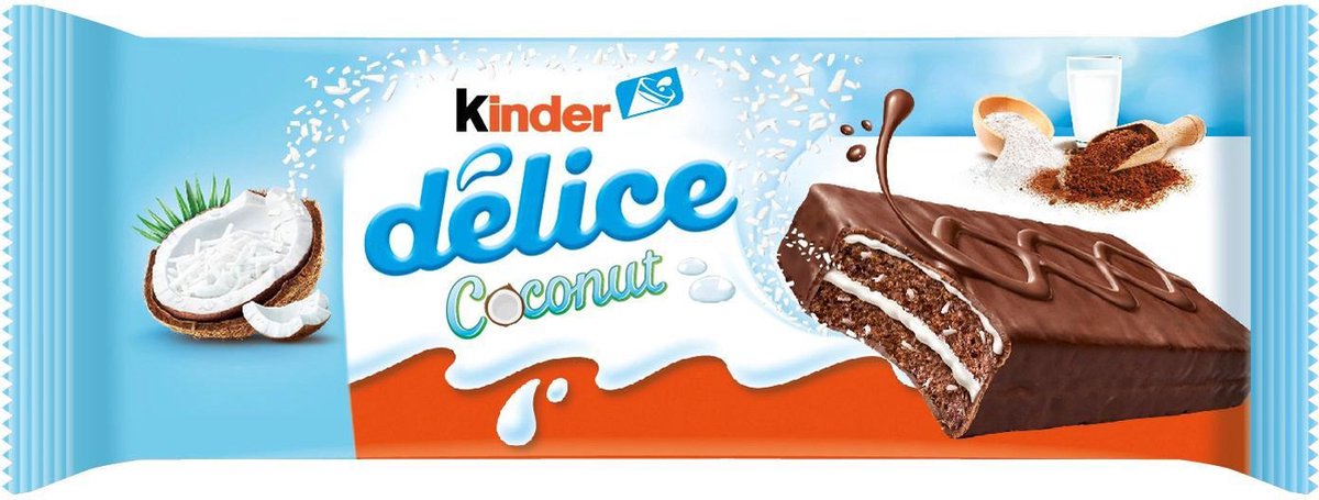 Giant Kinder Cake Recipe  Kinder Delice Cake - The Cooking Foodie
