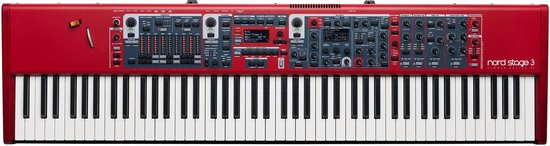 Nord Stage 3 88 - Digitale stagepiano, rood - rood | bol.com