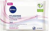 NIVEA Reinigingsdoekjes - Voor Gezicht Ogen & Lippen (25 St)