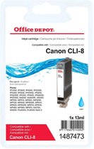 Office Depot Compatibel Canon CLI-8C Inktcartridge Cyaan