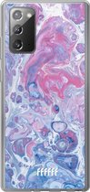 Samsung Galaxy Note 20 Hoesje Transparant TPU Case - Liquid Amethyst #ffffff