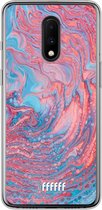 OnePlus 7 Hoesje Transparant TPU Case - Corundum Pool #ffffff