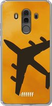 Huawei Mate 10 Pro Hoesje Transparant TPU Case - Aeroplane #ffffff