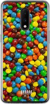 OnePlus 7 Hoesje Transparant TPU Case - Chocolate Festival #ffffff