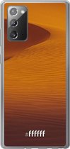 Samsung Galaxy Note 20 Hoesje Transparant TPU Case - Sand Dunes #ffffff